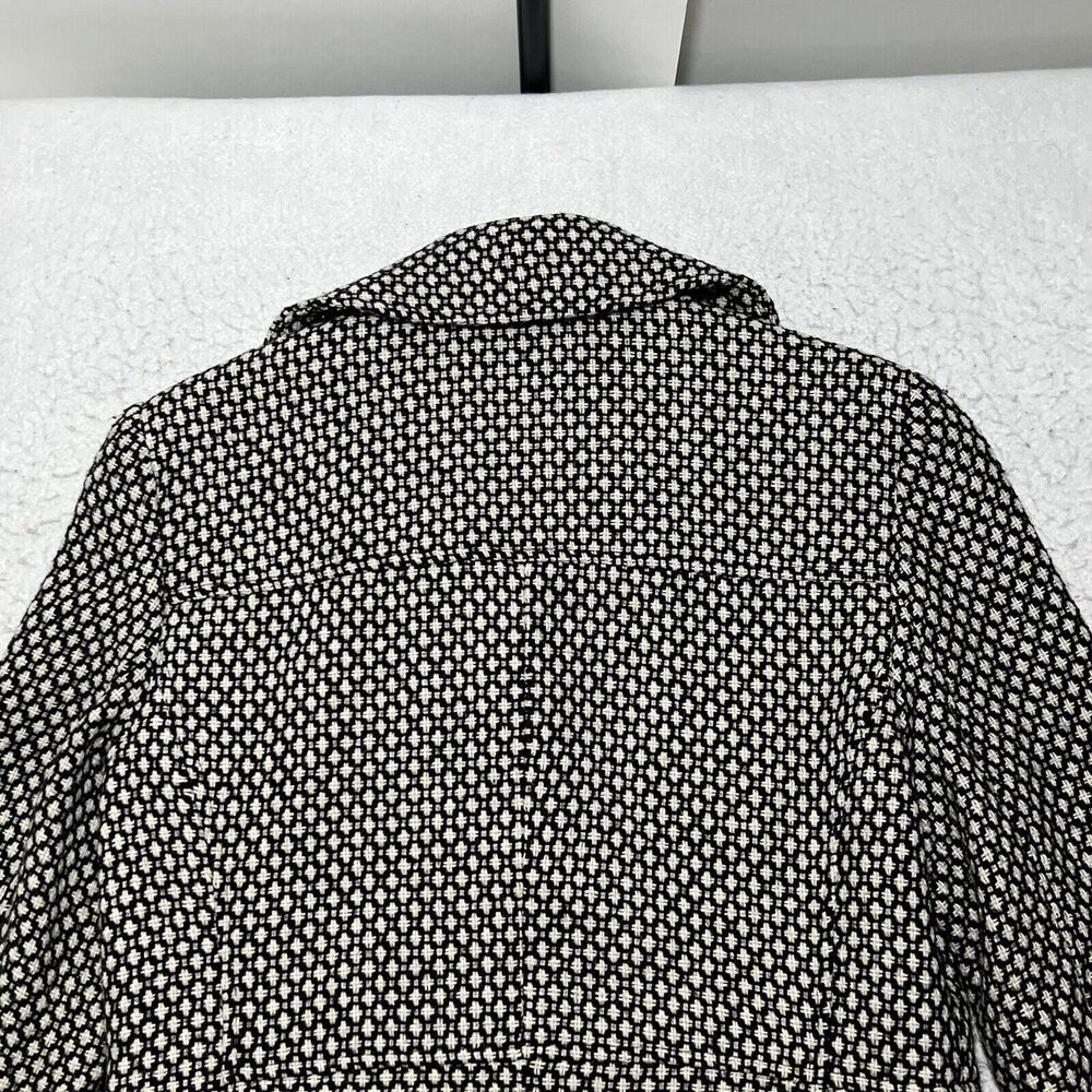 Charter Club Women's 4 Wool Blend Tweed Double Breasted Blazer Pea Coat Jacket - Picture 11 of 12